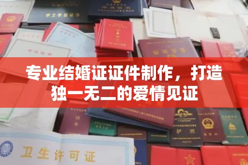 礼泉专业结婚证证件制作，打造独一无二的爱情见证