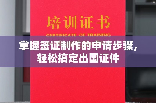 礼泉掌握签证制作的申请步骤，轻松搞定出国证件